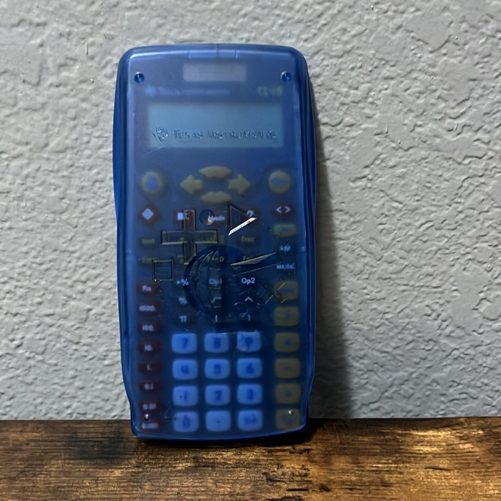 Texas Instruments TI-15 Calculator Blue - Picture 6 of 8